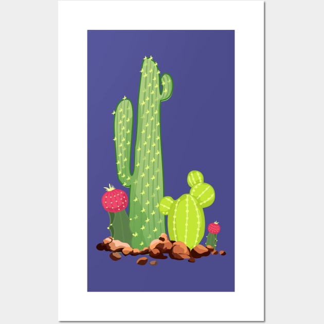 Cactus Wall Art by Polydesign